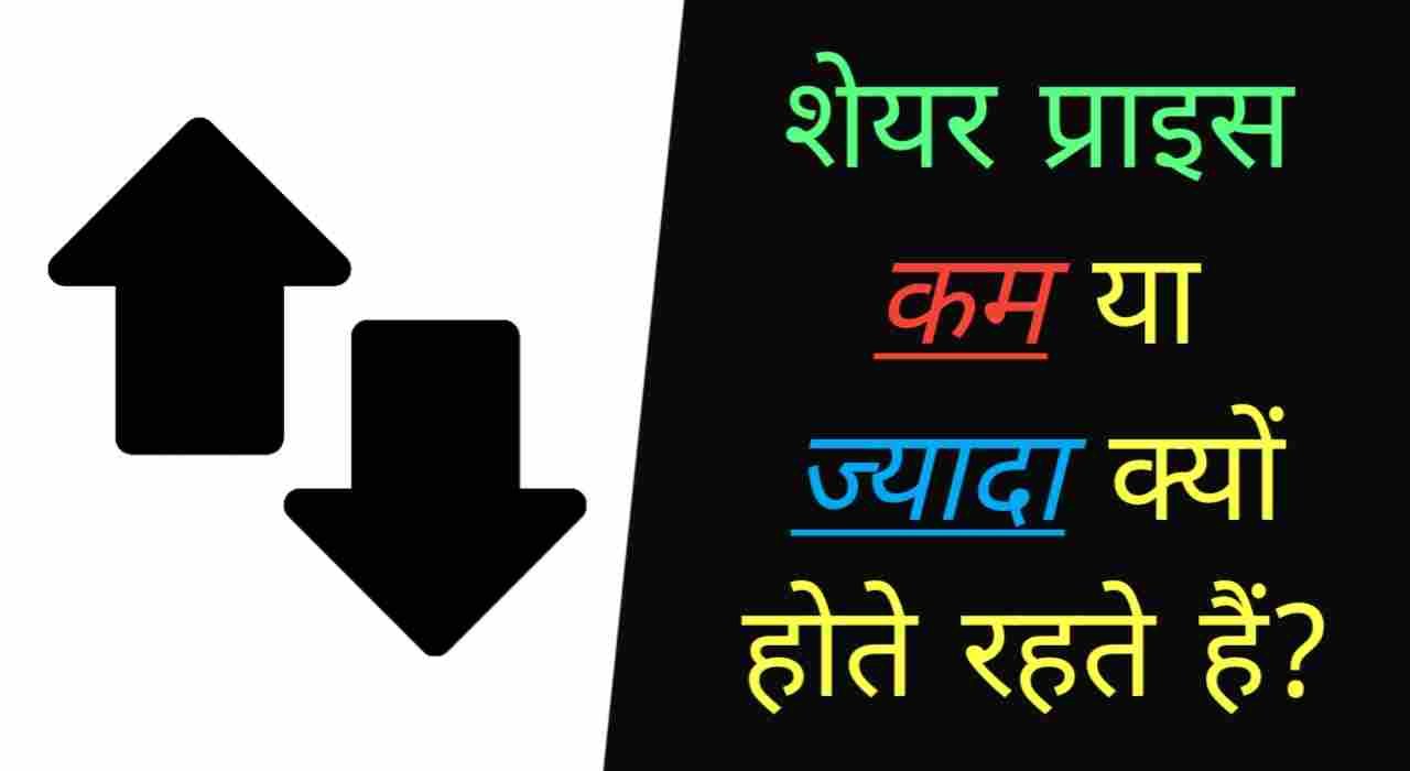 शेयर की कीमत कैसे बढ़ती या घटती है?, Why share prices change