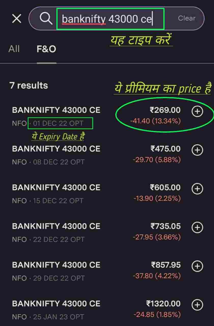 ITM ATM OTM meaning in hindi, ITM ATM OTM full form in option trading in hindi