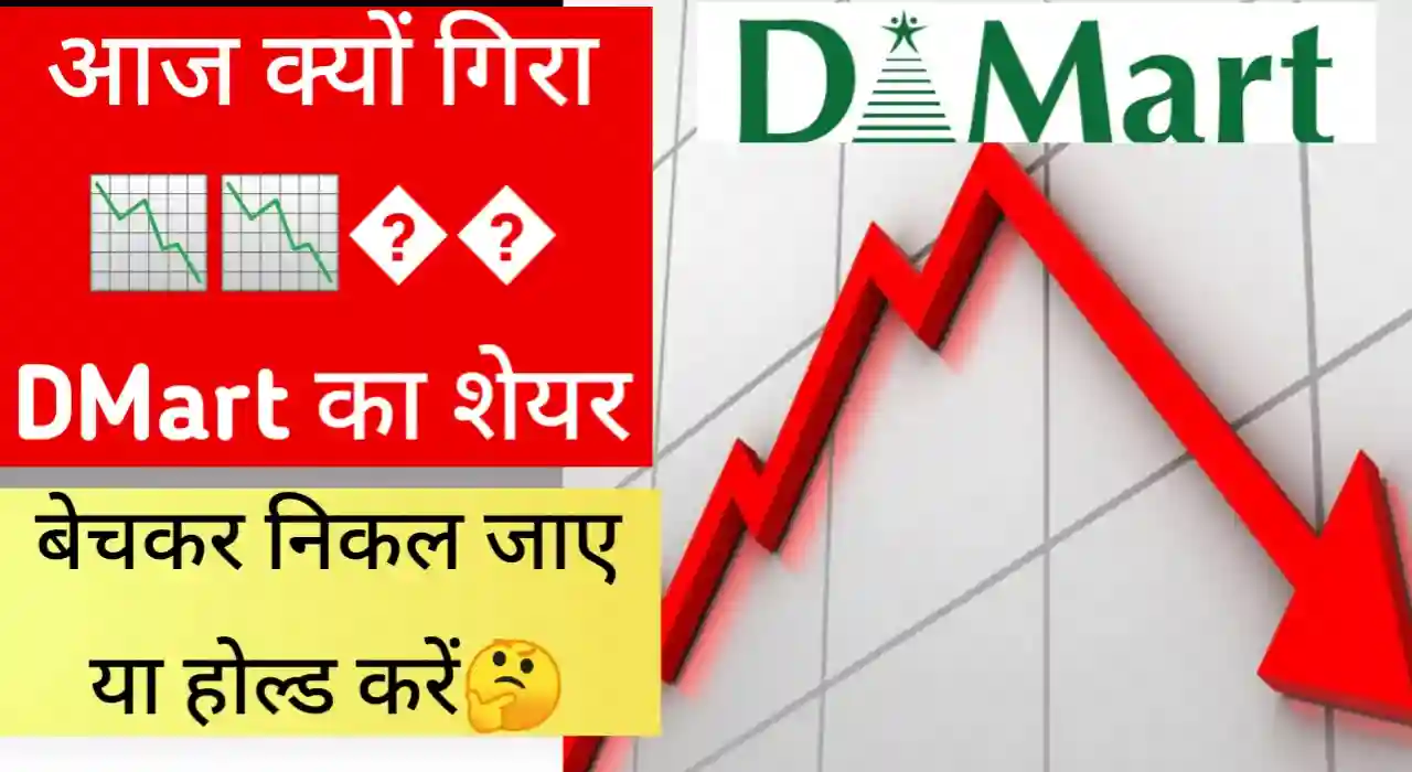 Aaj kyu gira Dmart share